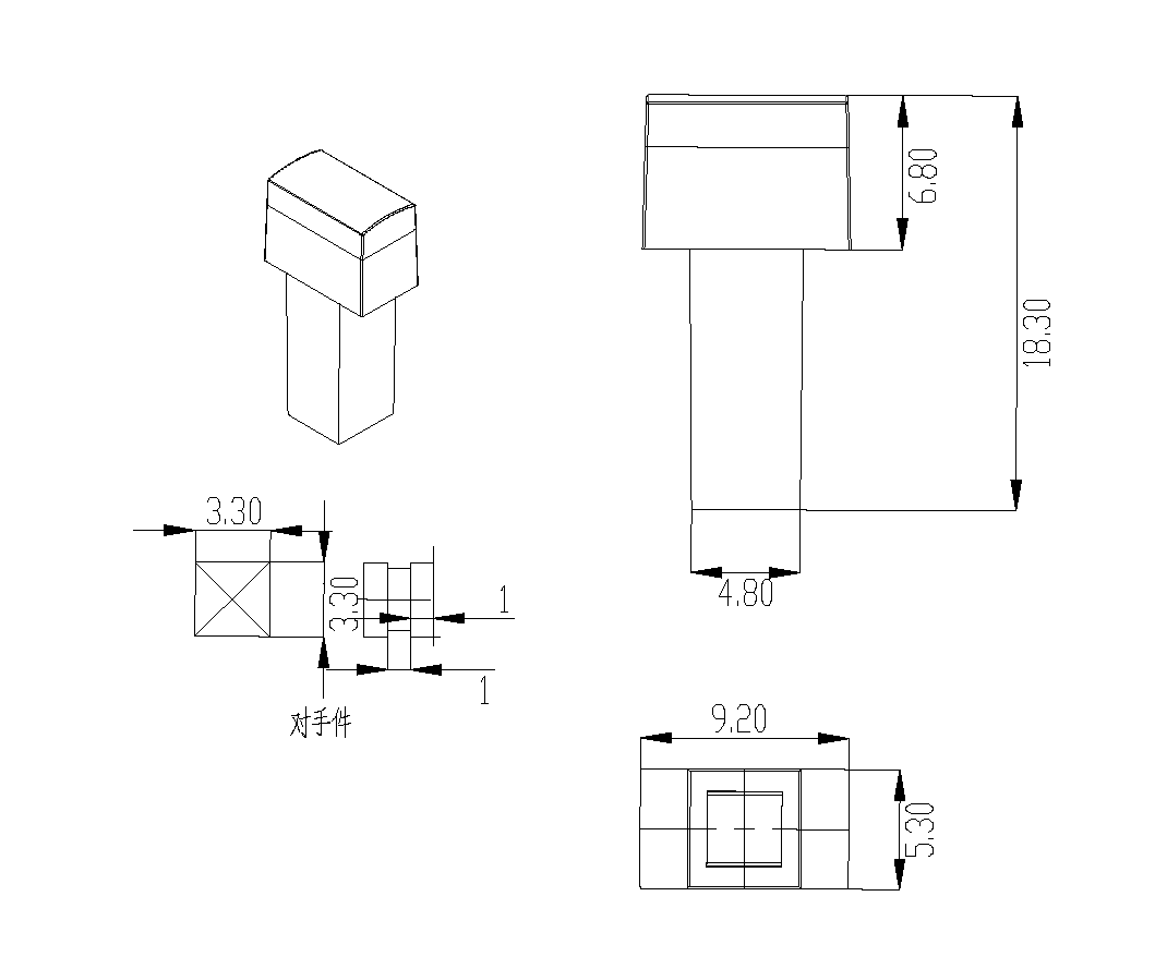 旋鈕|一體化卡塊|旋鈕鋁制|開(kāi)關(guān)|按鍵|PEEK螺絲|PEI螺絲